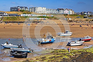 Bude Beach in Summer Cornwall UK