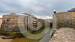 Bude lock located in Cornwall, England