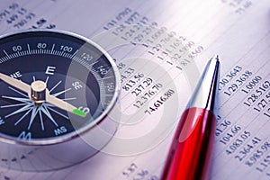 Budget, compass and pen