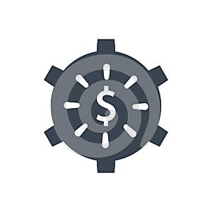 Budget management plan icon