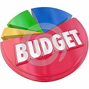 Budget Pie Chart Plan Money Spending Saving photo