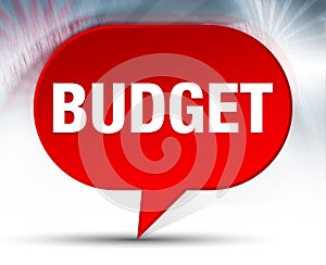 Budget Red Bubble Background