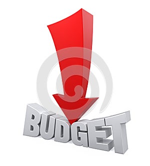 Budget Reduction Concept