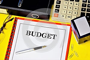 Budget - a set of all accounting estimates and programs that determine needs and indicate the sources and amounts of expected photo