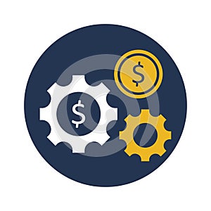 Budget set Vector Icon which can easily modify or edit