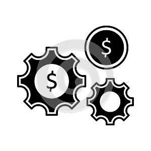 Budget set Vector Icon which can easily modify or edit