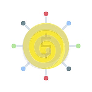 Budget Spending Icon Image.