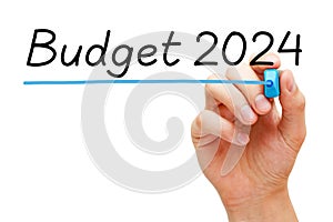 Budget For Year 2024 Financial Concept