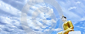 Budha and sky Backgrounds