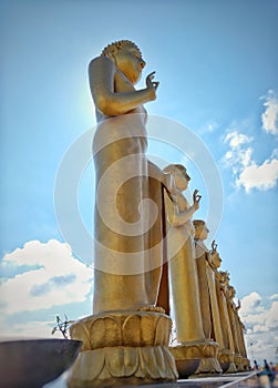 Budhdha Statue with blue sky