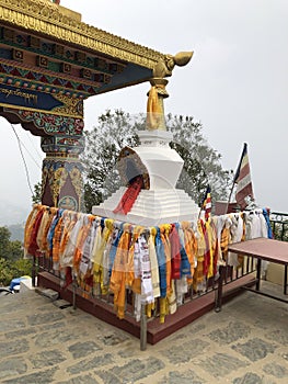 Budhist chorten temple in namobudha kavre ,Nepal