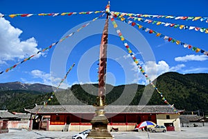 Budhist temple in china Tibet