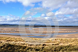 Budle bay in Northumberland