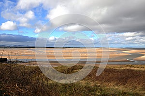 Budle bay in Northumberland