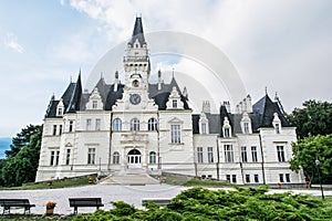 Budmerice castle in Slovak republic, architectural theme