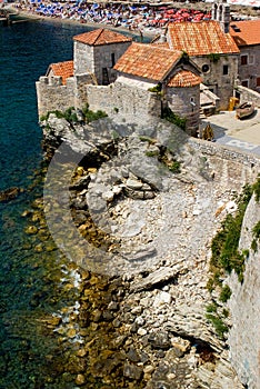 Budva fortress architecture