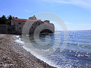 Budva old town, budva montenegro, budva, for sightseeing, clouds sky, old streets, ruins of buildings, balkan communities, balkans