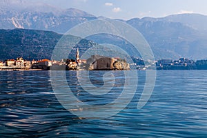 Budva. The old Town. Montenegro. Europe.