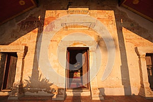 Bueatiful architecture in Ancient buddhist temple