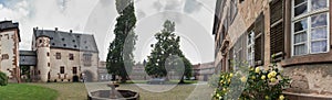 buedigen castle germany high defintion panorama