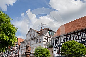 buedingen historic city hessen germany