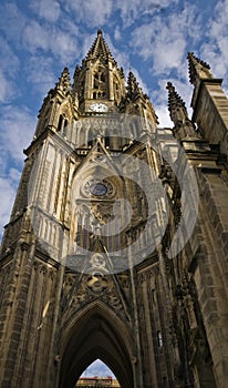 Buen Pastor Cathedral in San Sebastian. Spain photo