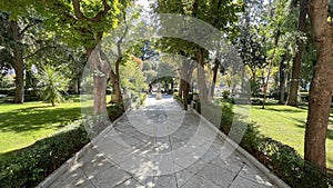 The Buenavista Palace Gardens in Madrid, Spain photo