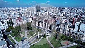 Buenos Aires Argentina. Downtown landscape of tourism landmark city.