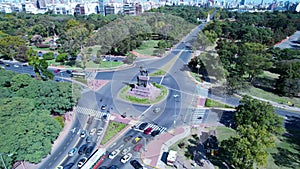 Buenos Aires Argentina. Downtown landscape of tourism landmark city.