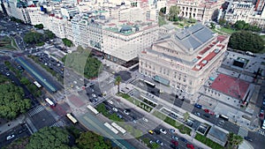 Buenos Aires Argentina. Downtown landscape of tourism landmark city.