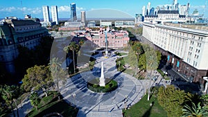 Buenos Aires Argentina. Downtown landscape of tourism landmark city.