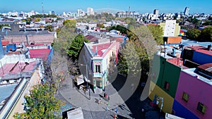 Buenos Aires Argentina. Downtown landscape of tourism landmark city.