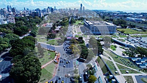 Buenos Aires Argentina. Downtown landscape of tourism landmark city.