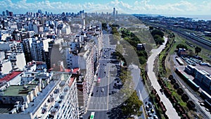 Buenos Aires Argentina. Downtown landscape of tourism landmark city.