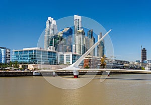 Modern development in the Puerto Madero district of Buenos Aires