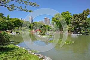 Buenos Aires, Argentina - 20 Nov, 2024: Springtime in the Jardin Japonese gardens in Palermo, Buenos Aires photo