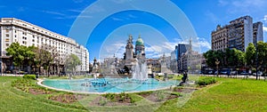 Buenos Aires, National Congress palace building in historic city center