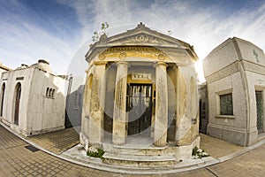 Buenos Aires State/Argentina 06/10/2014. La Recoleta Cemetery or Cementerio de la Recoleta photo
