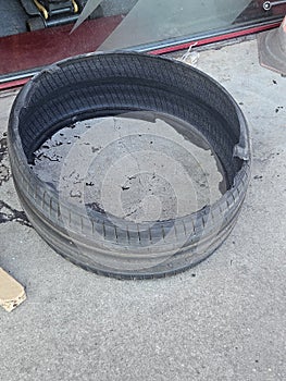 Buff kaputt rad geplatzt