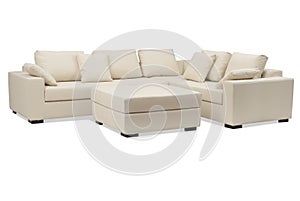 Buff sofa