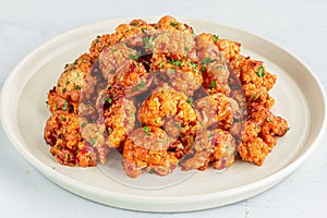 Buffalo Cauliflower Bite, Vegan Food