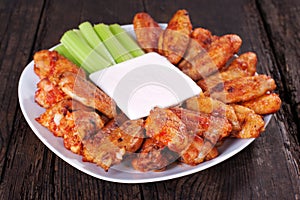 Buffalo chicken wings