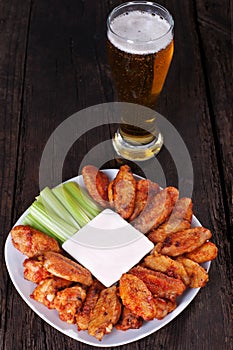 Buffalo chicken wings