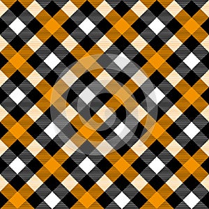 Buffalo plaid seamless pattern, Tartan Scottish background. Diagonal checkered background, Vector Illustration