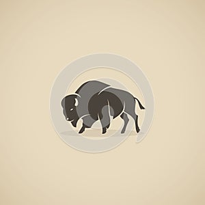 Buffalo - vector illustration photo