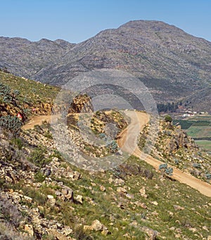 Buffelshoek Pass in South Africa