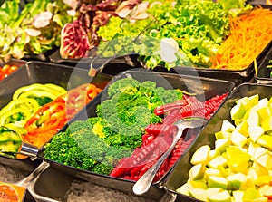 Buffet breakfast (smorgasbord)