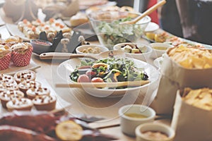 Buffet Brunch Food Eating Festive Cafe Dining Concept