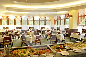 Buffet in dining room