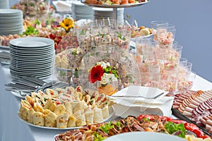 Buffet table corporate